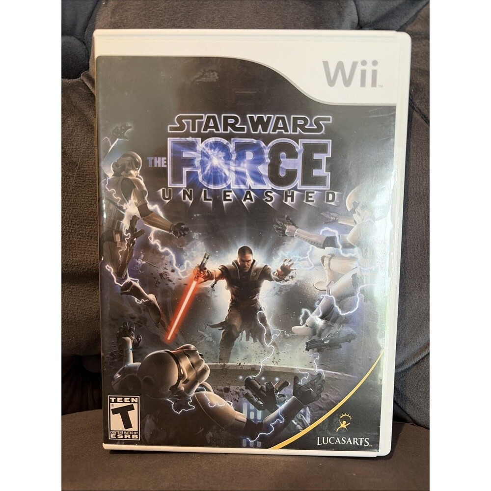 Nintendo Wii Star Wars The Force Unleashed  Video Game Complete Mint Tested